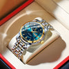 Color: Golden And Blue Surface