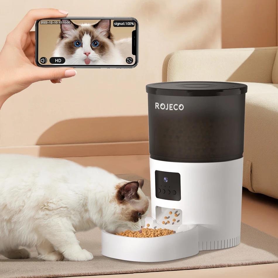 Smart Automatic Cat Feeder with Camera and Voice Recorder