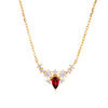 Color: White zirconium necklace
