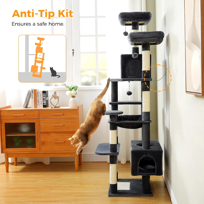 Large Cat Tree Tower for Indoor Cats