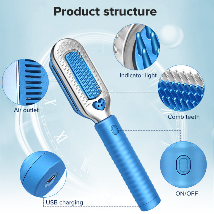 Cold Comb Electric Hair Straightener & Curler