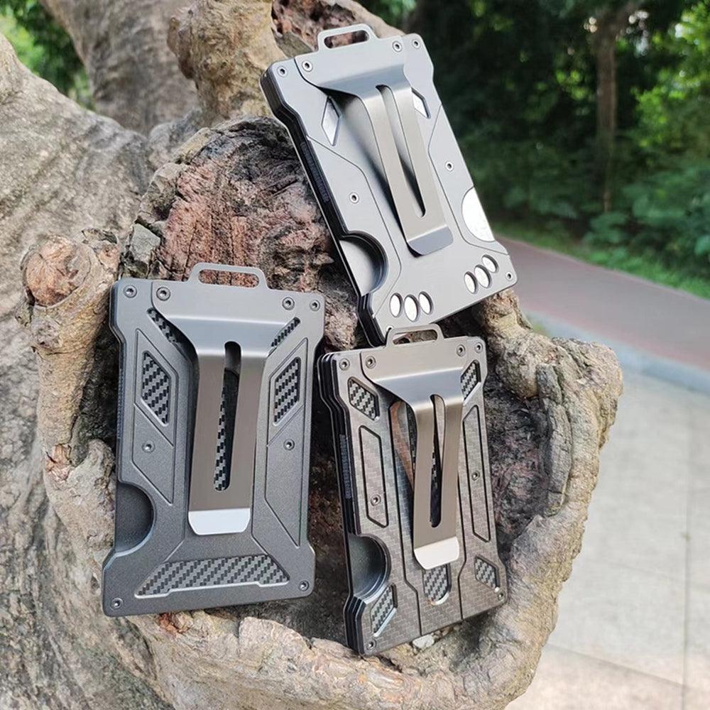 Aluminum Alloy Card Wrapped Metal Wallet - Trendha