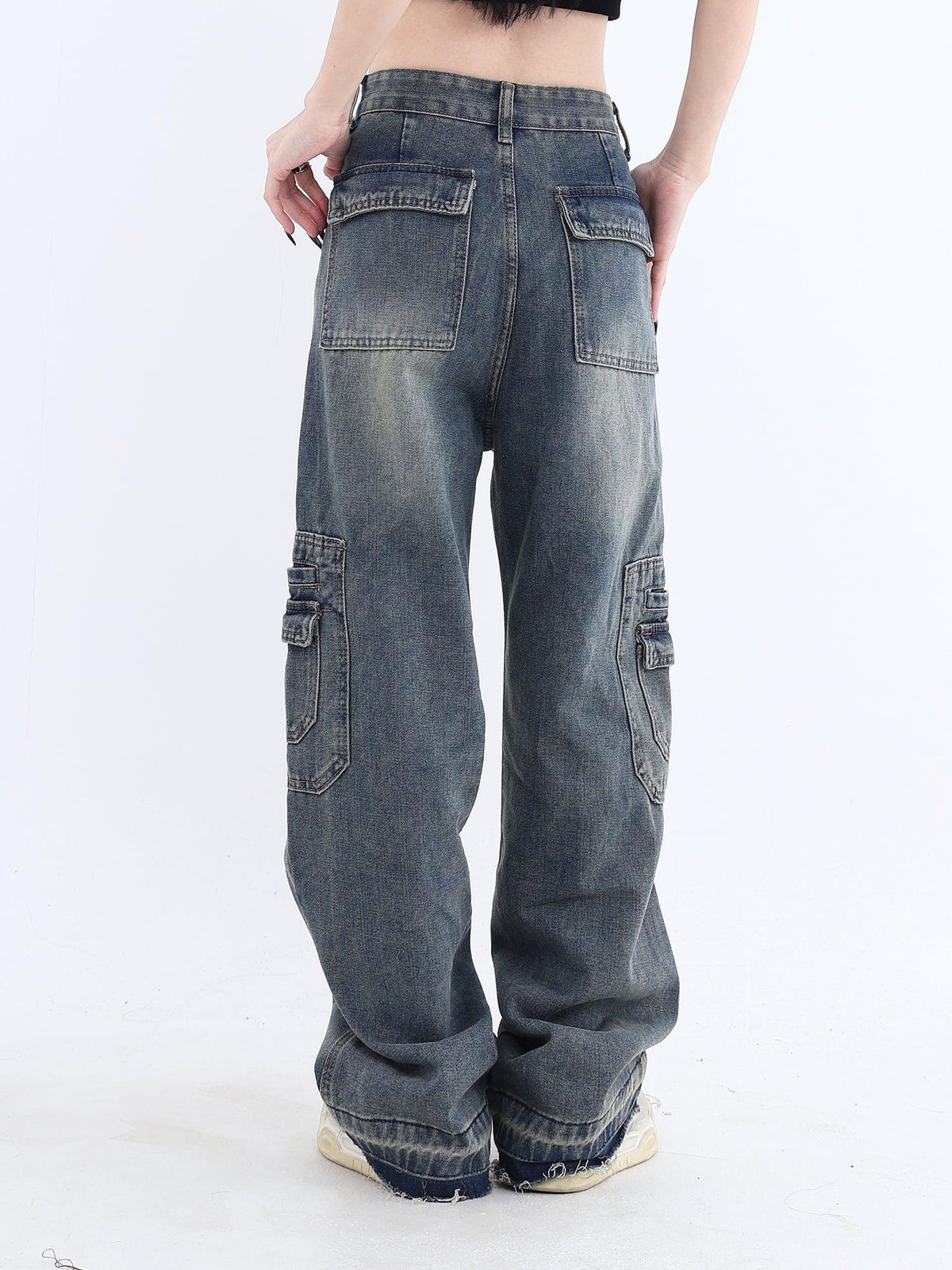 American Vintage High Waist Jeans Women's Wash - Trendha