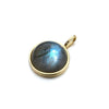 Color: Elongated stone pendant