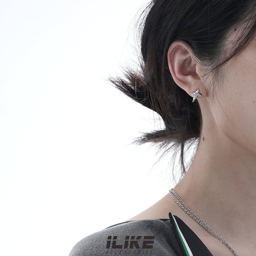Asymmetrical Niche Design Senior Earring Female - Trendha