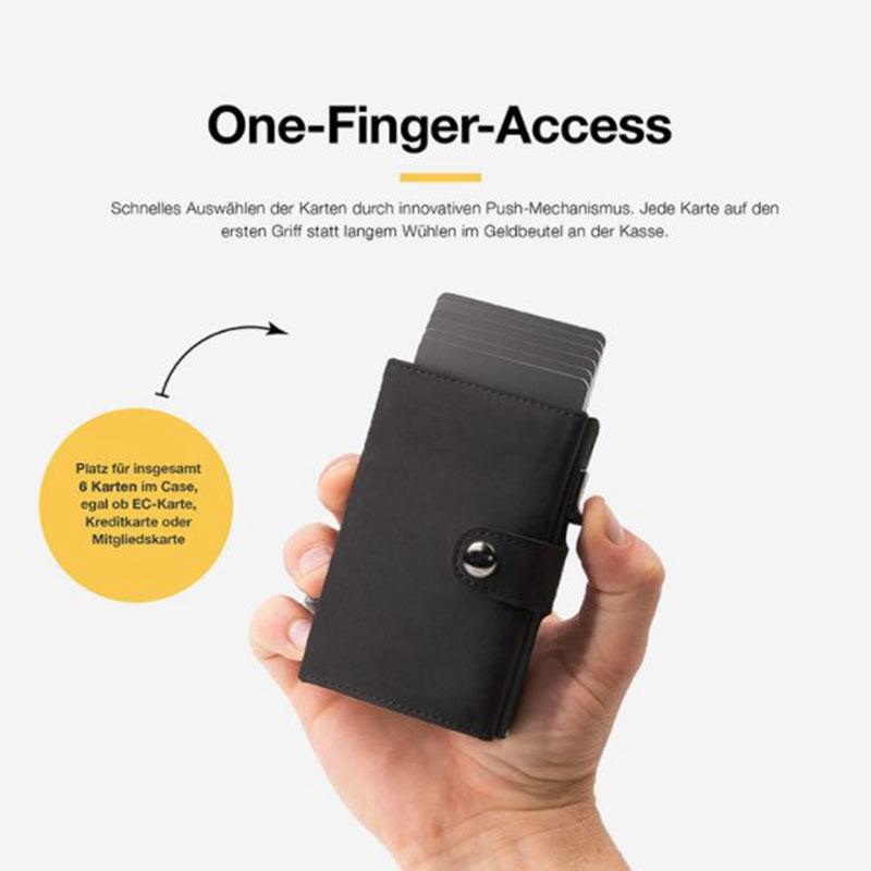 Automatic Bullet Card Aluminum Alloy Anti-magnetic Card Holder - Trendha