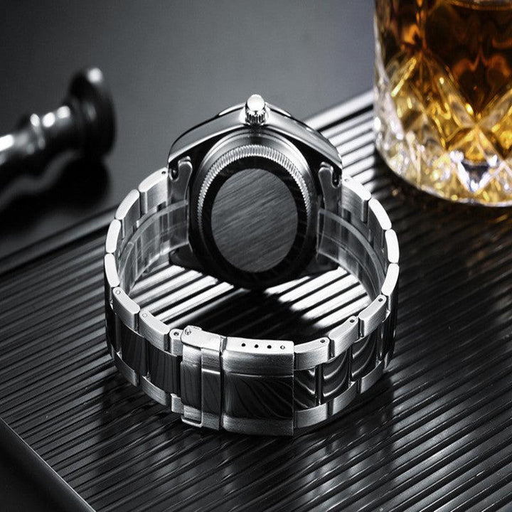 Automatic Mechanical Luminous Steel Band Watch - Trendha