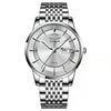 Color: SG868 mens white silver edge