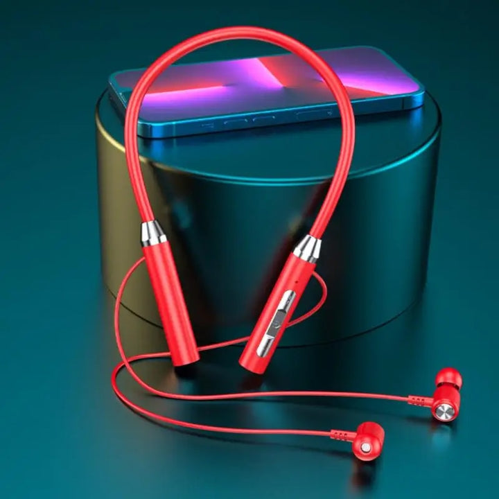 Wireless Magnetic Sport Neckband Earphones with TWS and Noise Cancellation