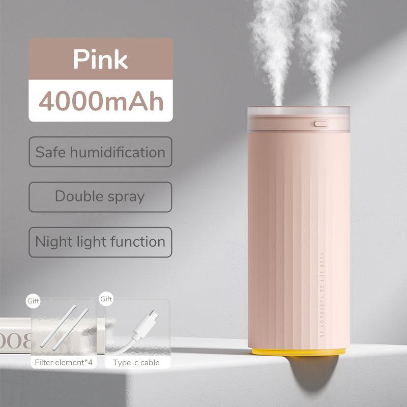 Small Humidifiers 500ml Desk Humidifier Night Light Function Quiet Operation Electric Aroma Diffuser Air Car Humidifier - Trendha