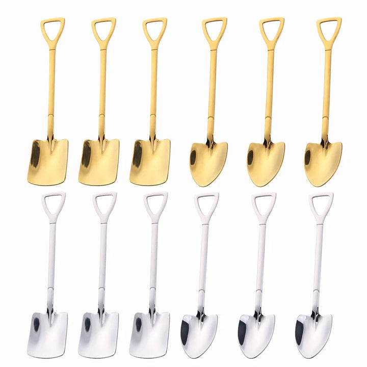 Luxury Stainless Steel Shovel Spoons Set