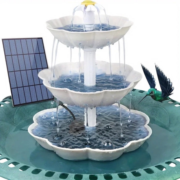 Solar Bird Bath Water Fountain