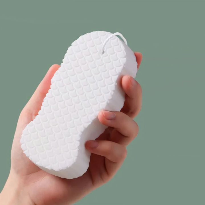 3D Fish Scale Body Cleaning Bath Sponge