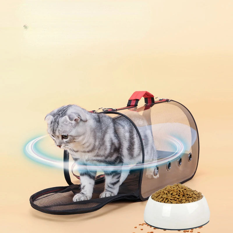 Portable Clear Pet Travel Cage