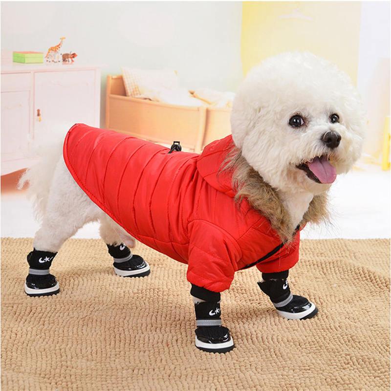 Winter Windproof Dog Hoodie Jacket