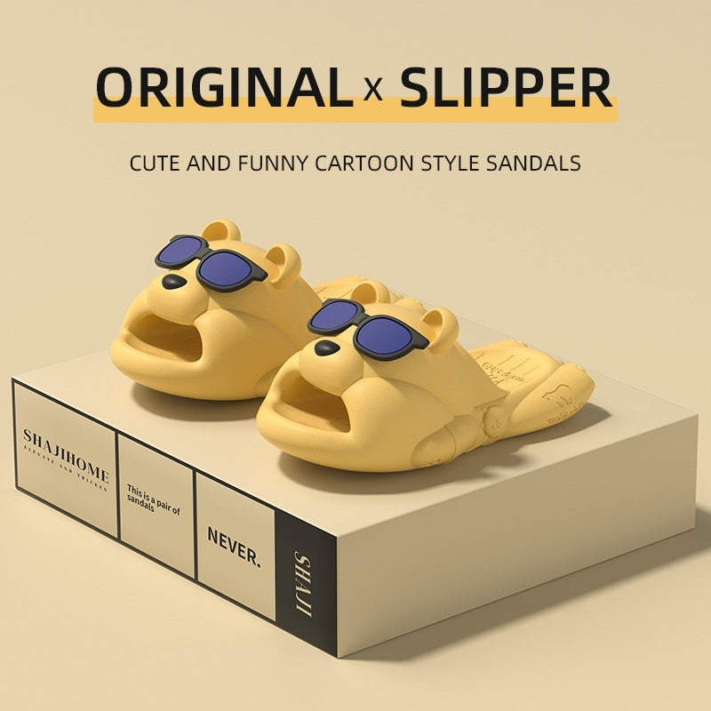 Cute Slippers Men's Indoor Home Non-slip