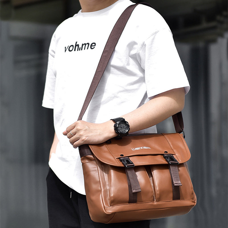 Men's Shouder Bags Fashion Casual Large Capacity Wear-resistant Overalls Functional Messenger Bag