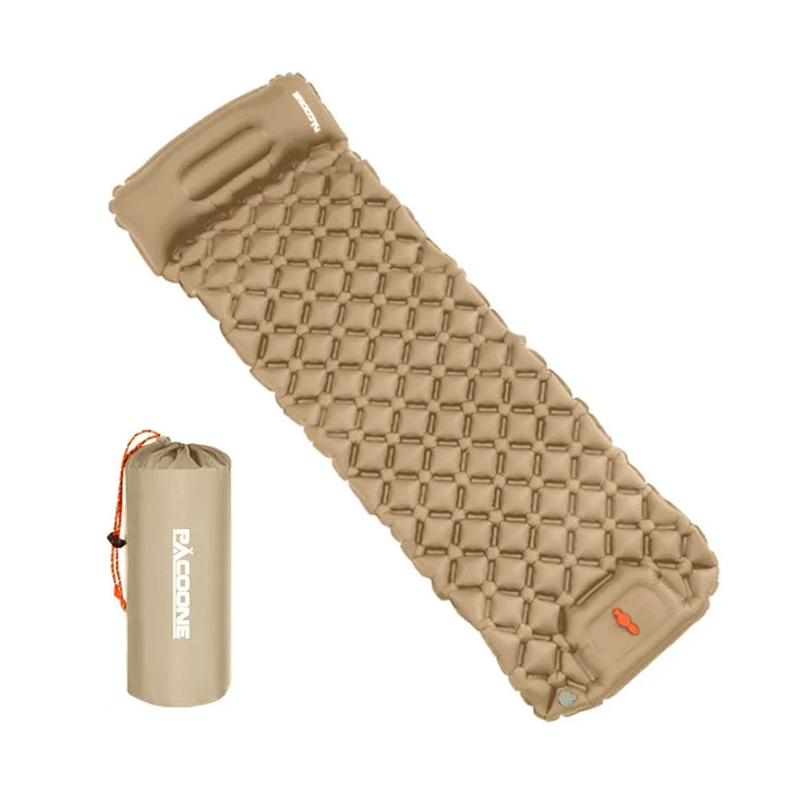 Ultralight Camping Mattress with Built-in Pump and Pillow