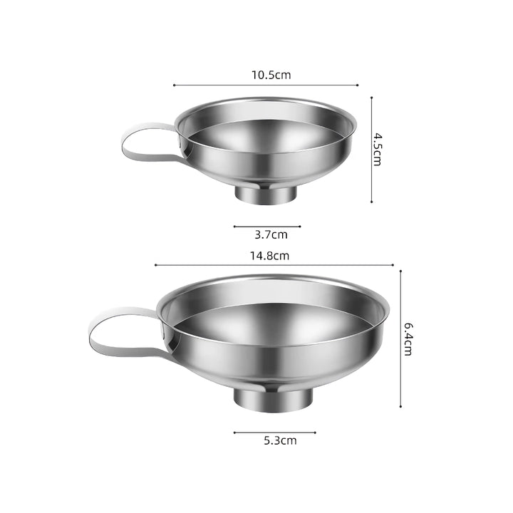 Stainless Steel Wide Mouth Funnel