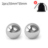 color: 2pcs 55mm silvery