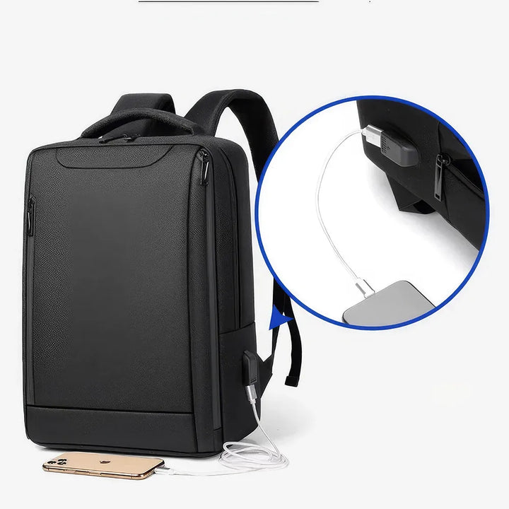 Anti-theft Waterproof Laptop Backpack with USB Charging