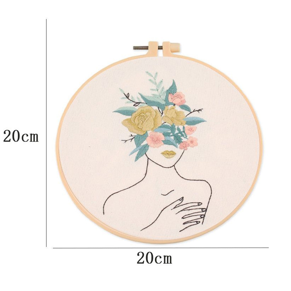 Embroidery Kit for Beginners with Patterns and Instructions