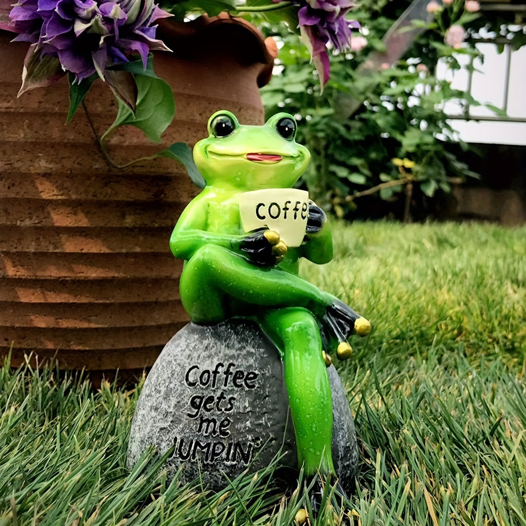 Resin Frog Statue