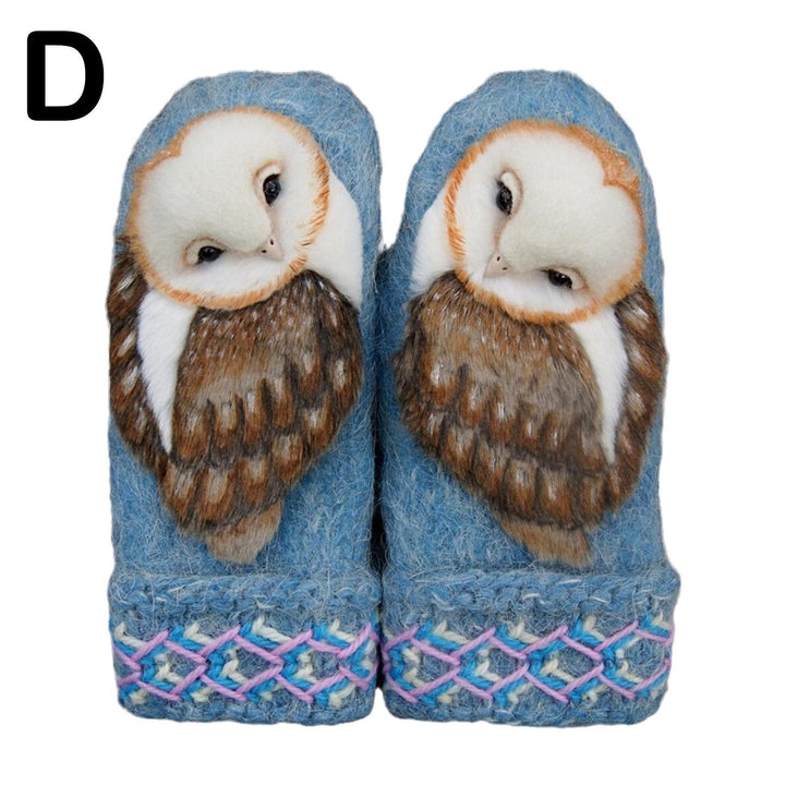 Women's Fashion Personality Owl Knitted Gloves