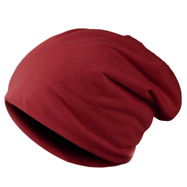 Solid Color Autumn Spring Beanies Hats For Man Male