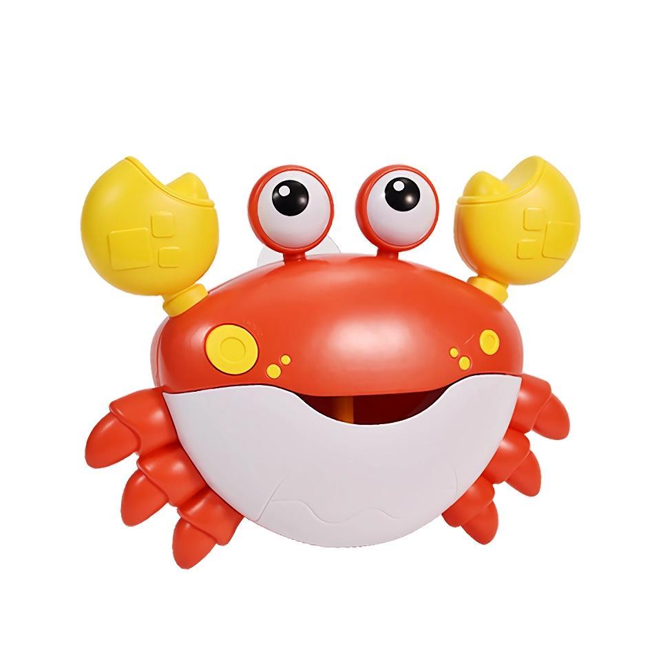 Red Crab Bath Toy Bubble Machine