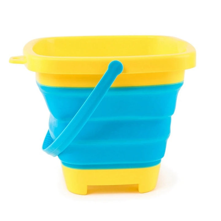 Portable Collapsible Silicone Beach Bucket for Kids