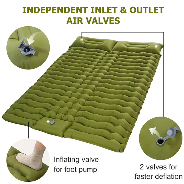 Self-Inflating Double Sleeping Pad