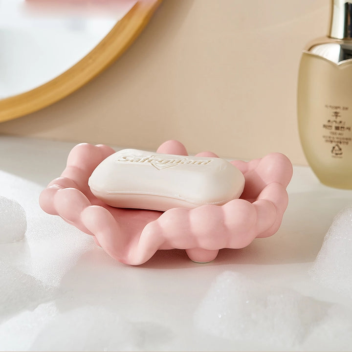 Ceramic Cloud Drain Soap Dish