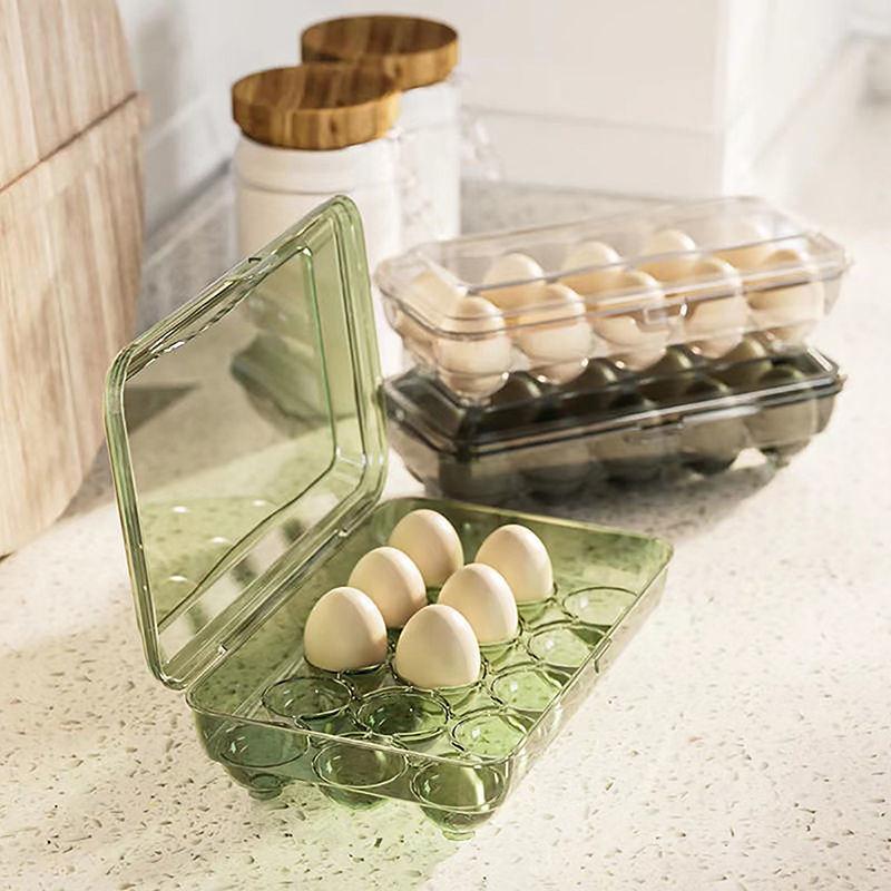 10/15 Grids Eggs Storage Box