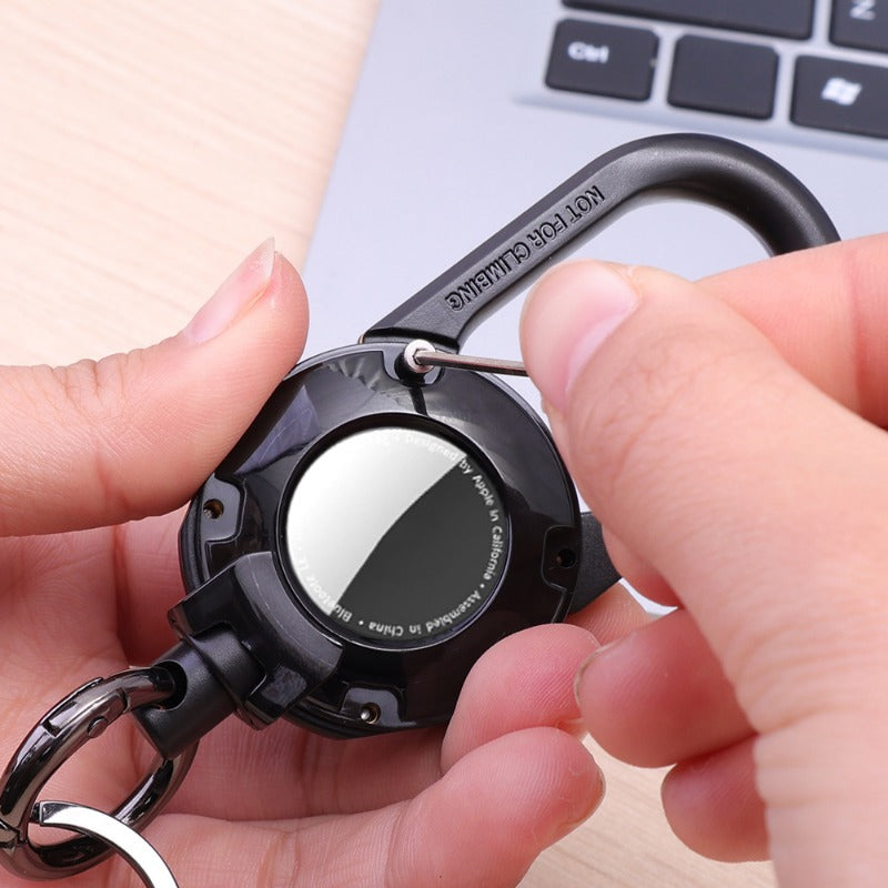 Keychain Carabiner GPS Tracker Case for AirTags