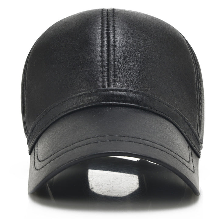 Men's Sheepskin Light Board Baseball Cap Casual