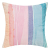 color: Peach, pink, lavender, and blue stripes