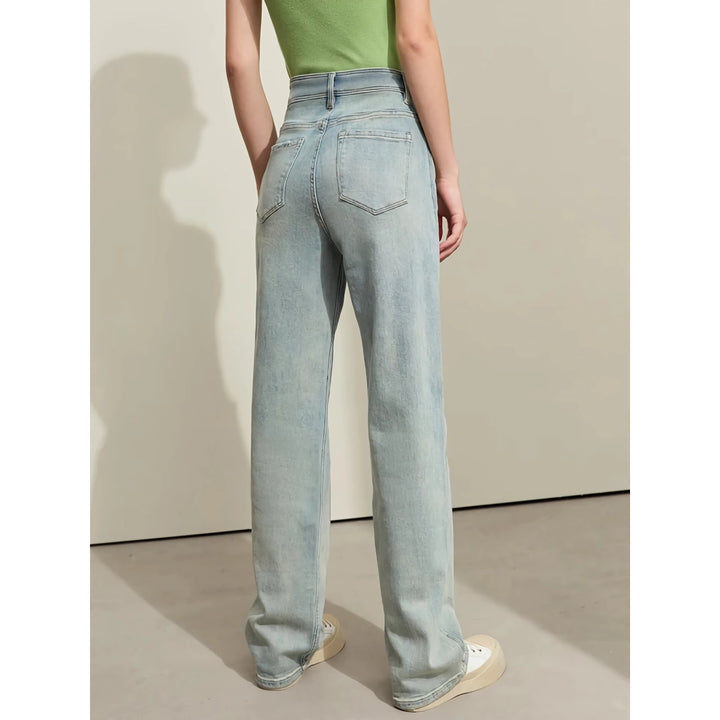 Retro Wide-Leg Women's Denim Pants