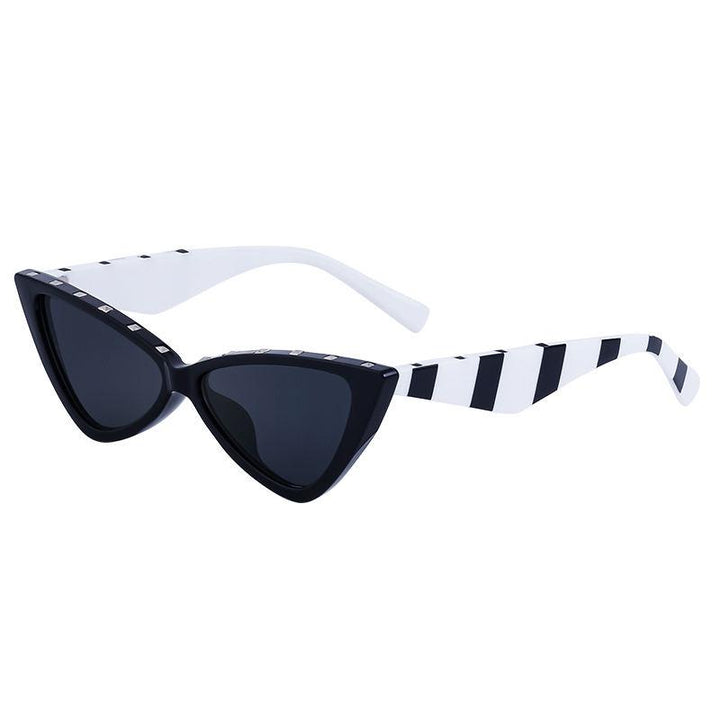 Rivet Cat Eye Sunglasses