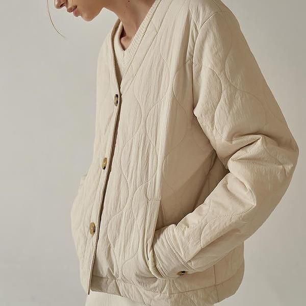 Casual Streetwear Quilted Jacket
