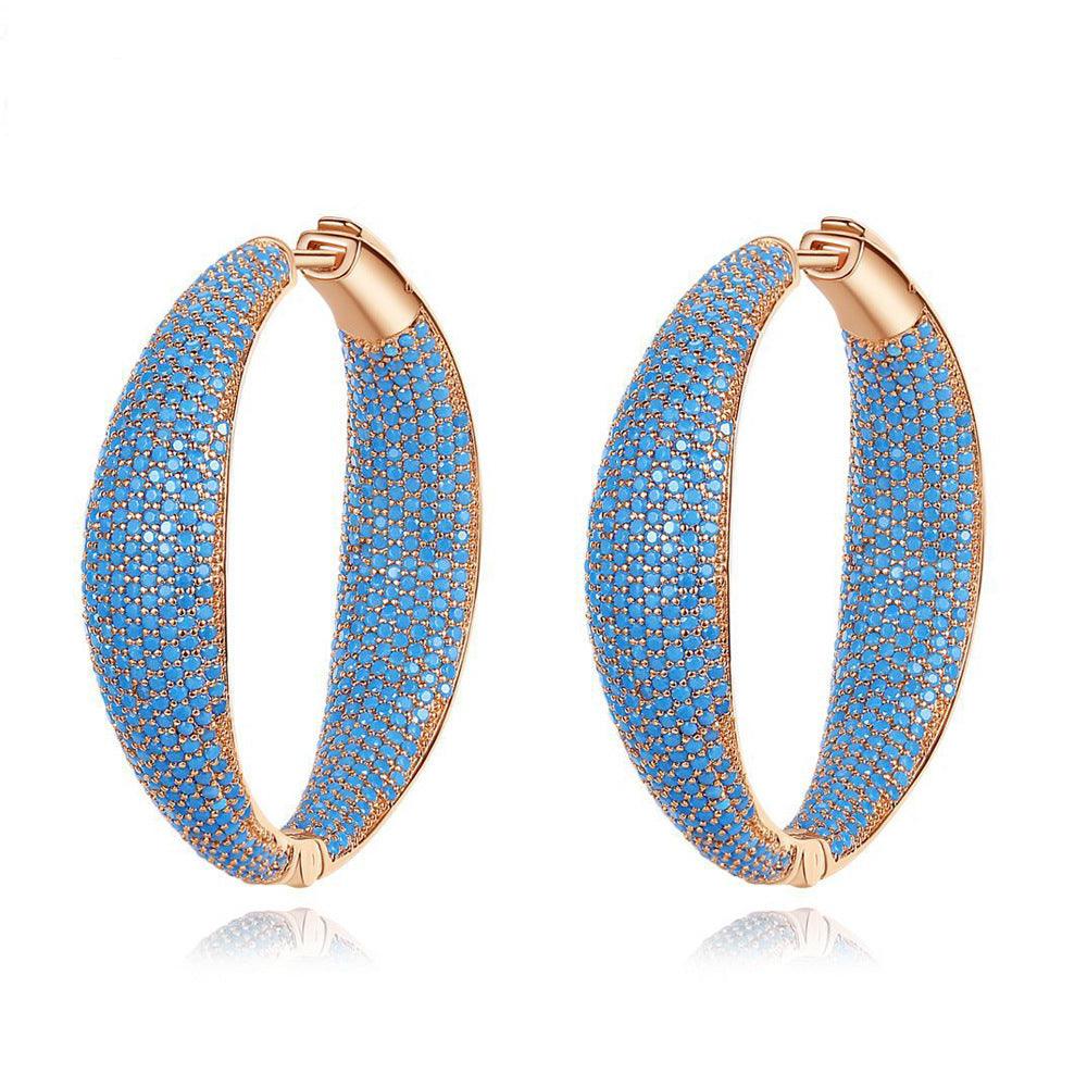 Blue Dream Ear Ring Europe And America - Trendha