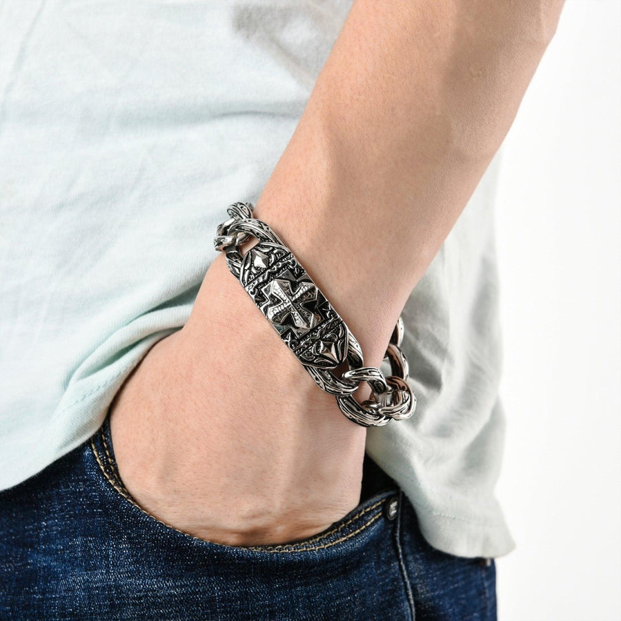 BraceletStainless Steel Bracelet Fashion Trend Cross - Trendha