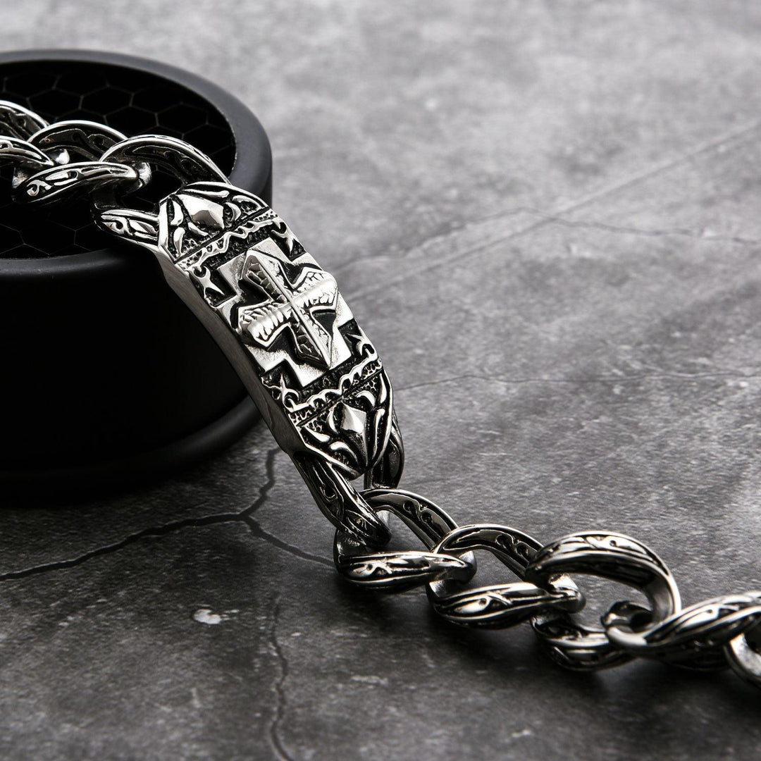 BraceletStainless Steel Bracelet Fashion Trend Cross - Trendha