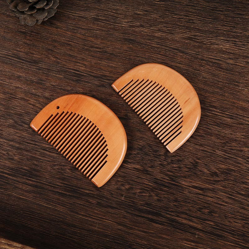 Portable Wooden Hair and Beard Comb