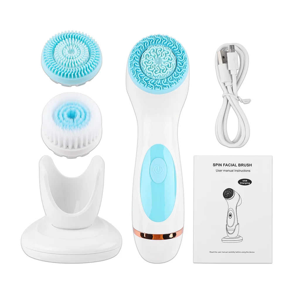 Ultrasonic Facial Cleansing Brush