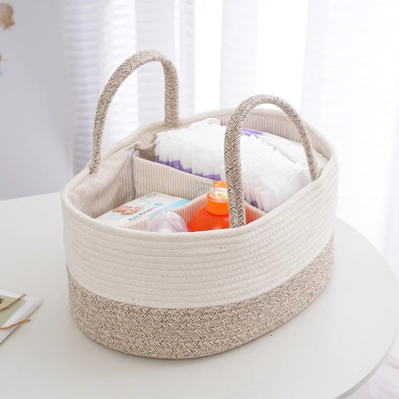 Eco-Friendly Infant & Kitchen Multi-Use Storage Basket