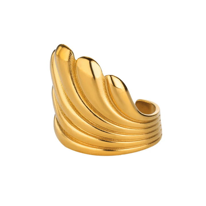 Vintage Feather Ring for Women