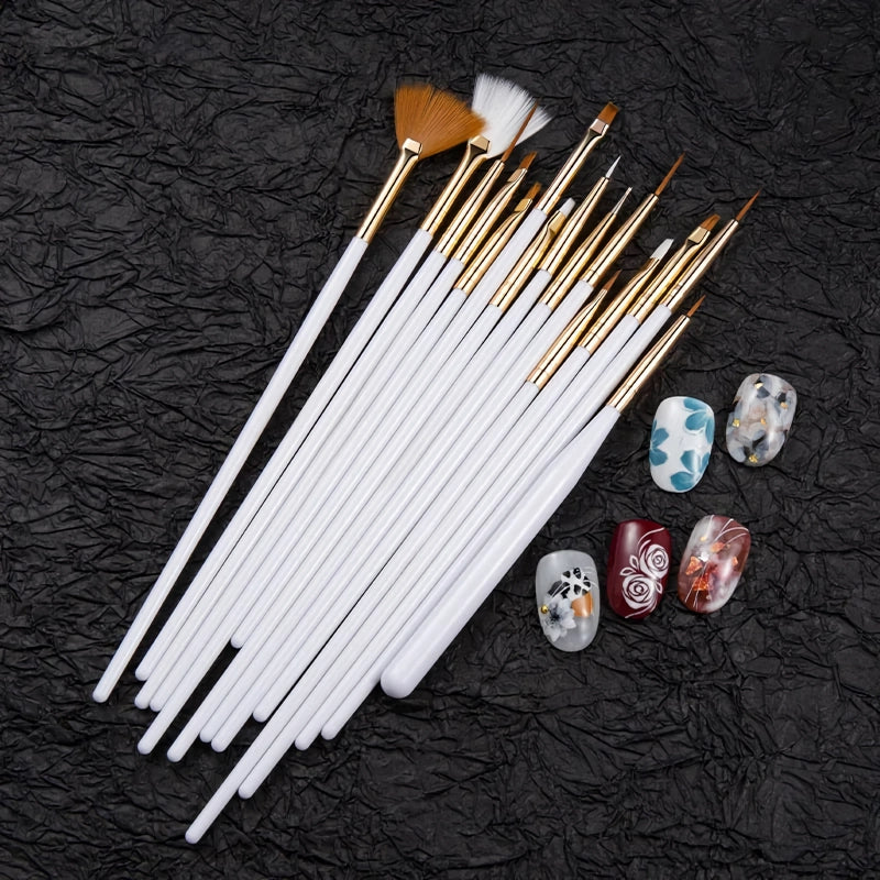 15-Piece Nail Art Brushes Set