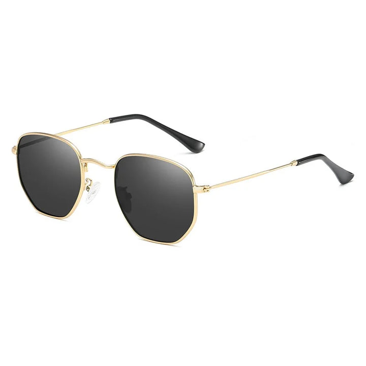 Hexagon Polarized Vintage Sunglasses for Men &amp; Women