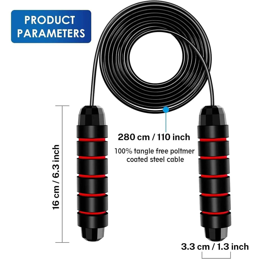 Adjustable Tangle-Free Speed Jump Rope